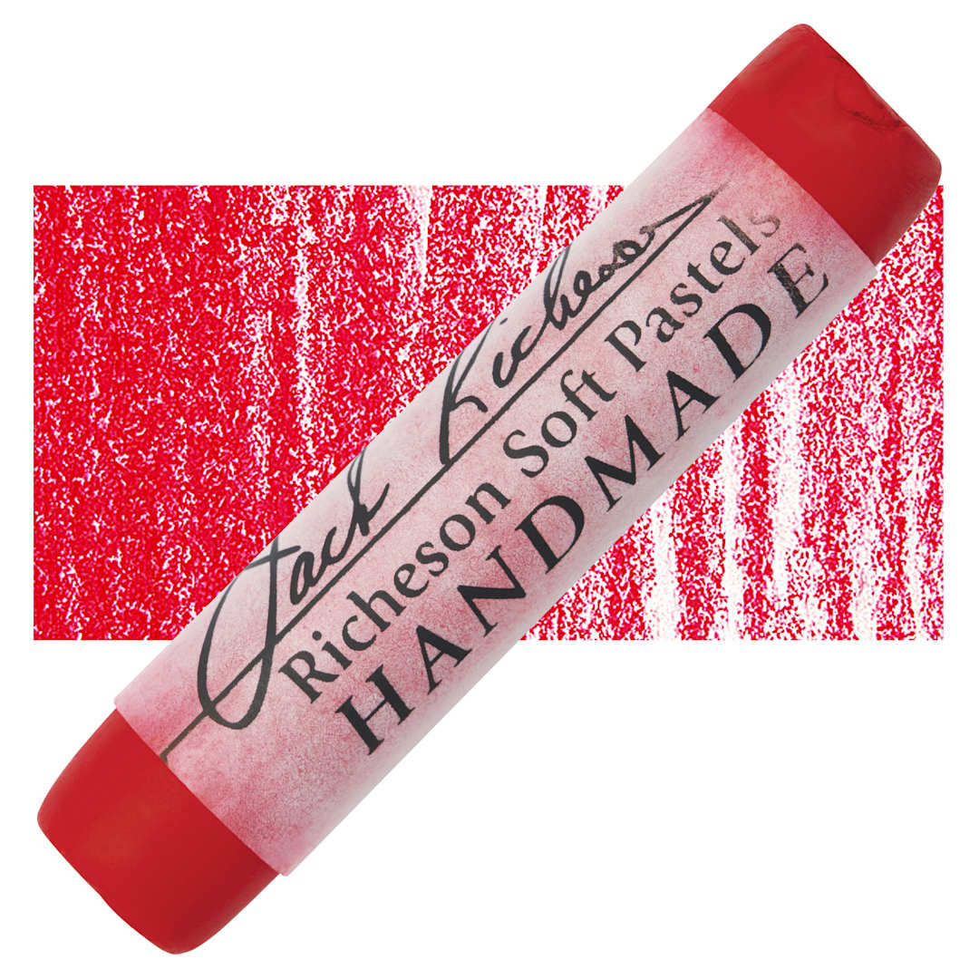 Open in modal - Richeson Handmade Soft Pastel - Red 137 pastel and swatch