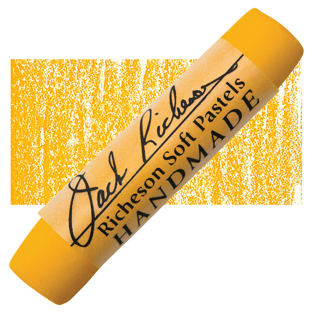 Open in modal - Richeson Handmade Soft Pastel - Yellow 85 pastel and swatch