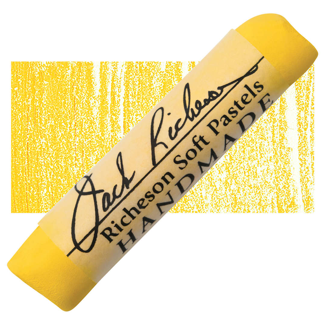 Open in modal - Richeson Handmade Soft Pastel - Yellow 87 pastel and swatch