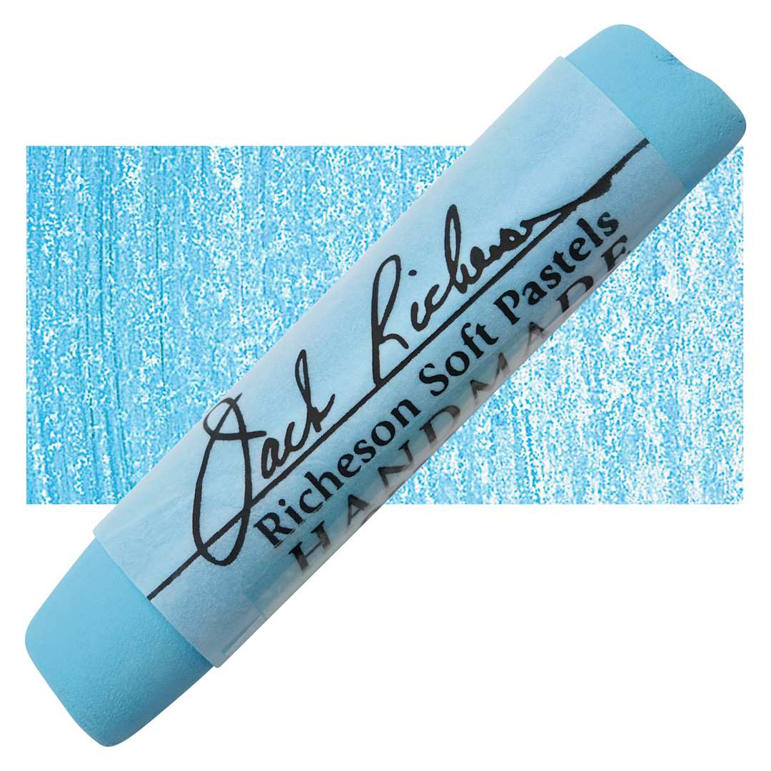 Open in modal - Richeson Handmade Soft Pastel - Blue 53 pastel and swatch