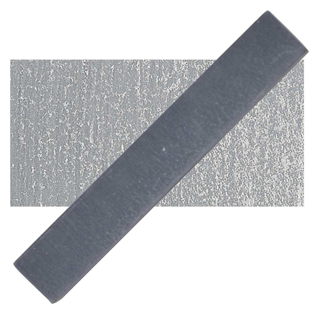 Open in modal - Holbein Artists' Soft Pastel - Dark Gray 2 pastel and swatch