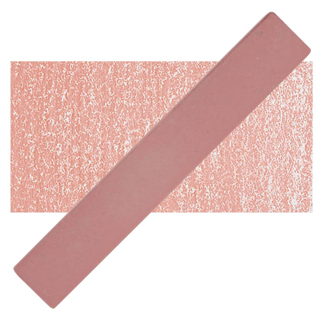 Open in modal - Holbein Artists' Soft Pastel - Fresh Pink 2 pastel and swatch
