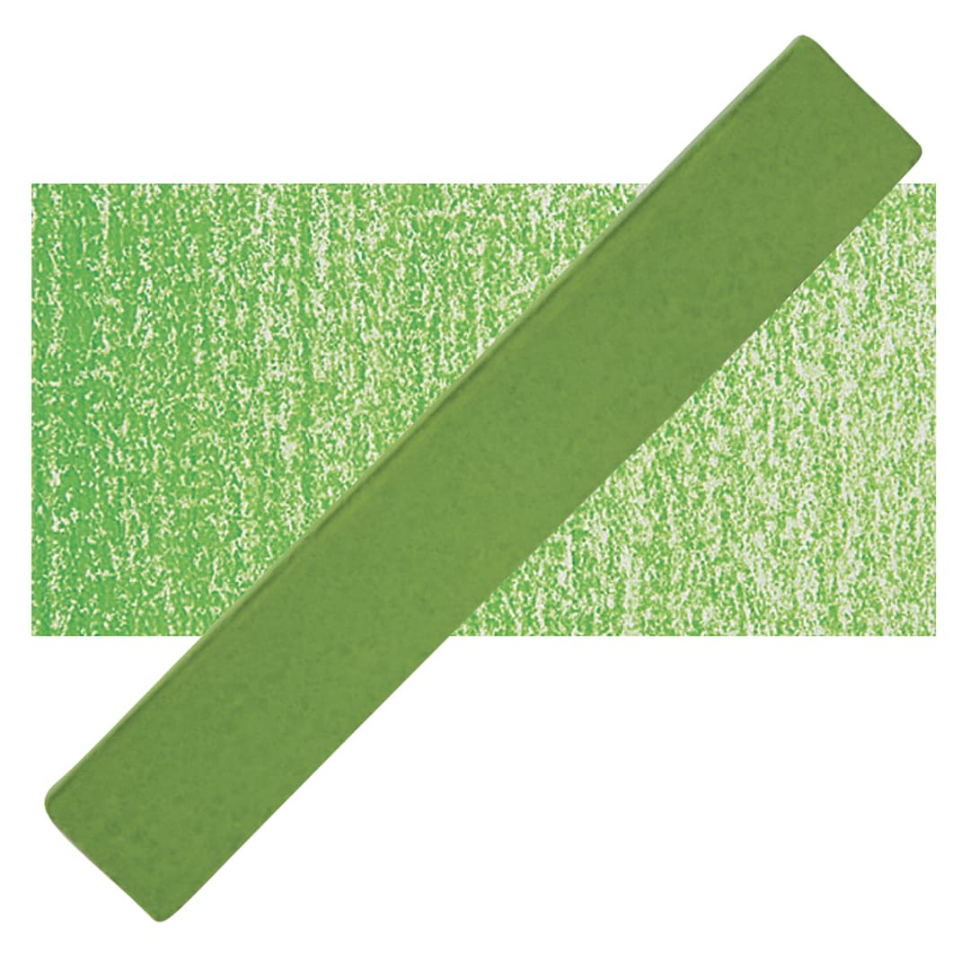 Open in modal - Holbein Artists' Soft Pastel - Grass Green pastel and swatch