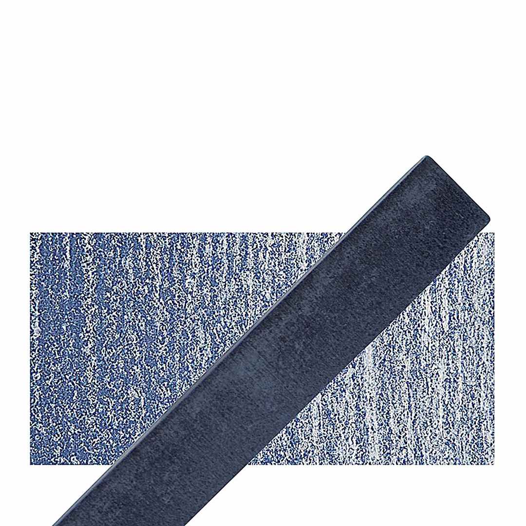 Open in modal - Holbein Artists' Soft Pastel - Indigo 2 pastel and swatch