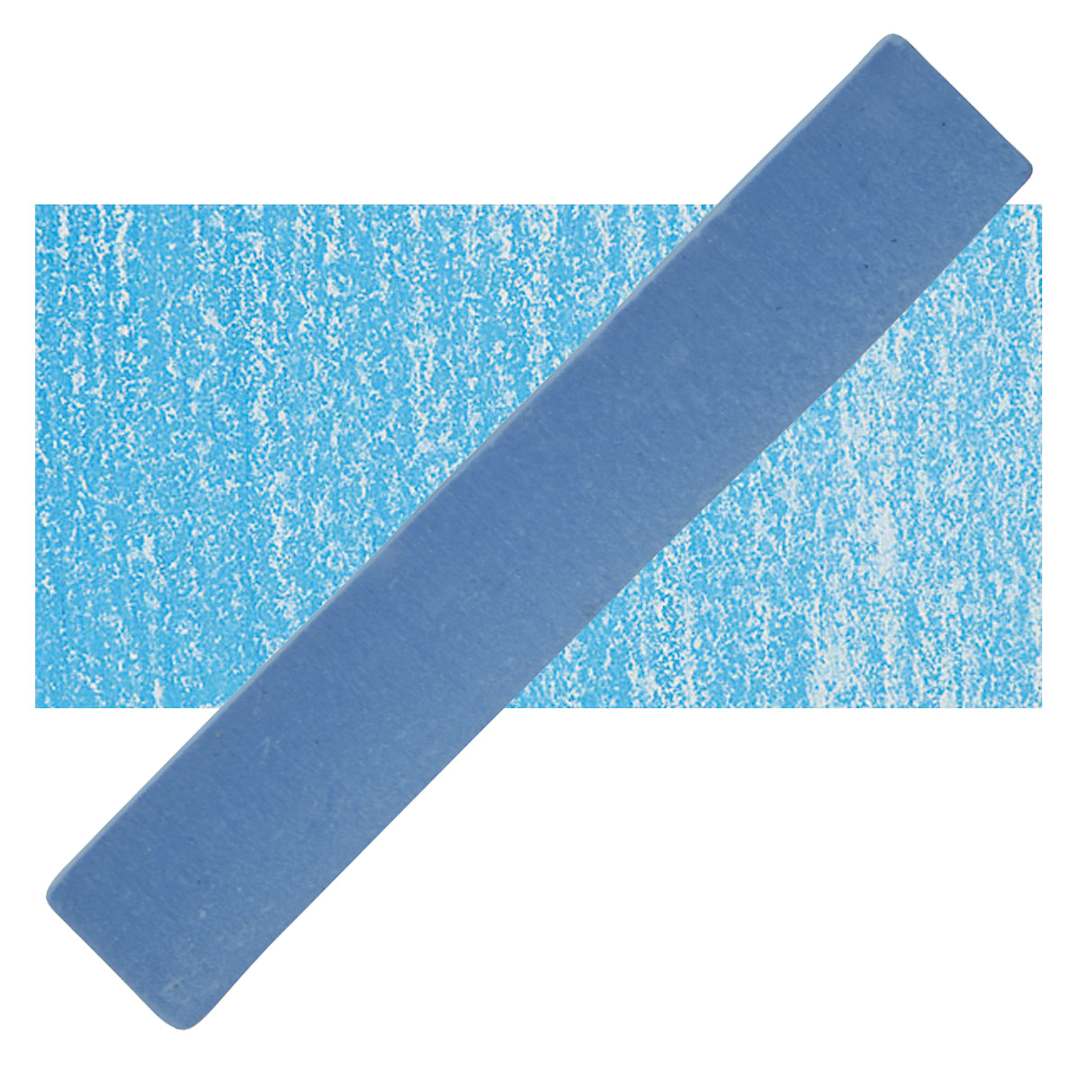 Open in modal - Holbein Artists' Soft Pastel - Light Blue 3 pastel and swatch