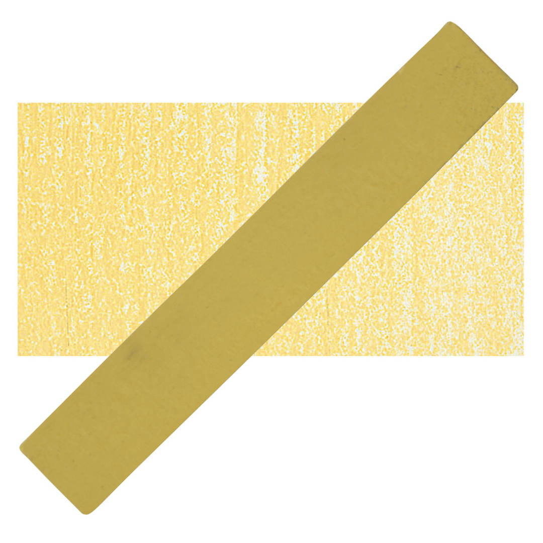 Open in modal - Holbein Artists' Soft Pastel - Light Ochre pastel and swatch