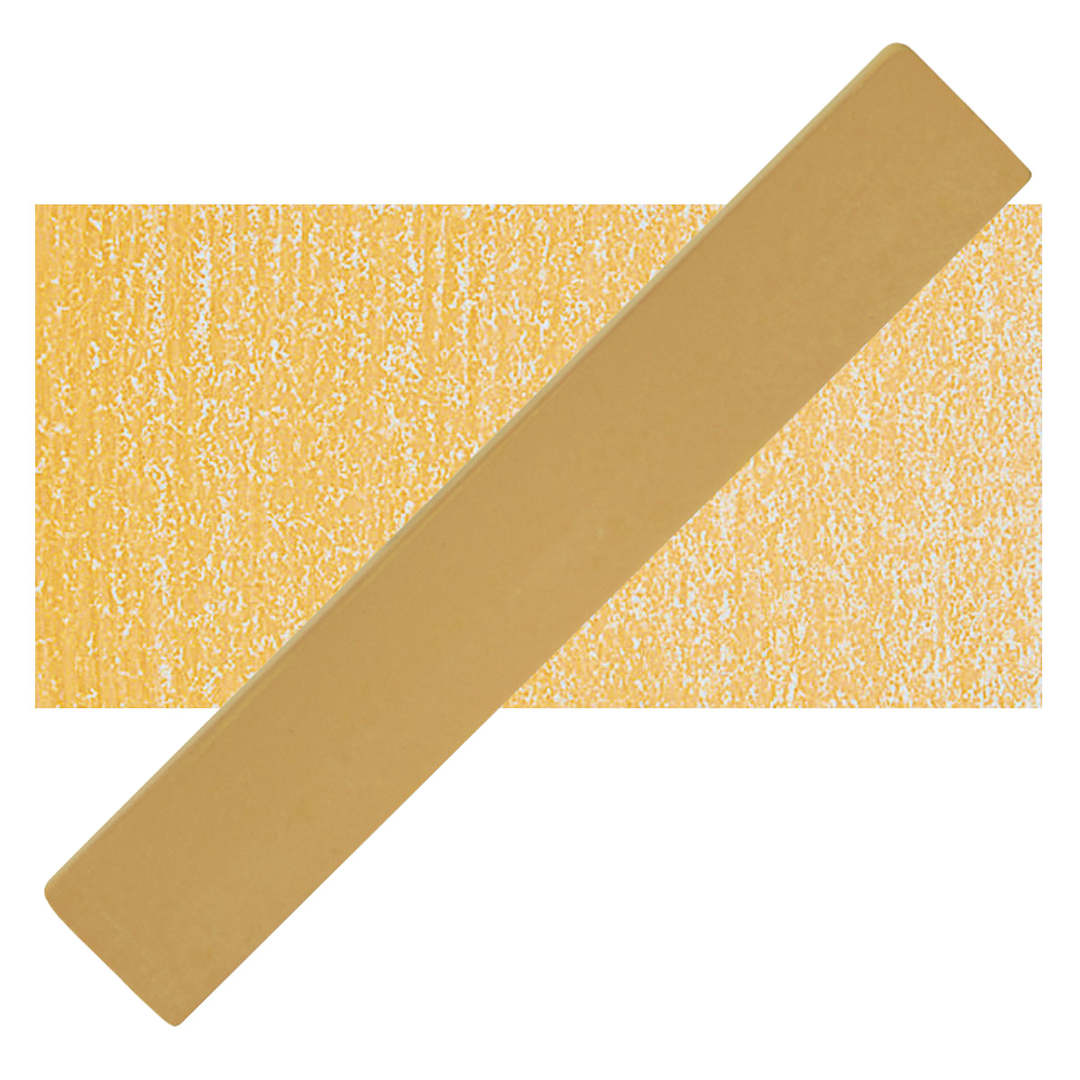Open in modal - Holbein Artists' Soft Pastel - Naples Yellow 2 pastel and swatch