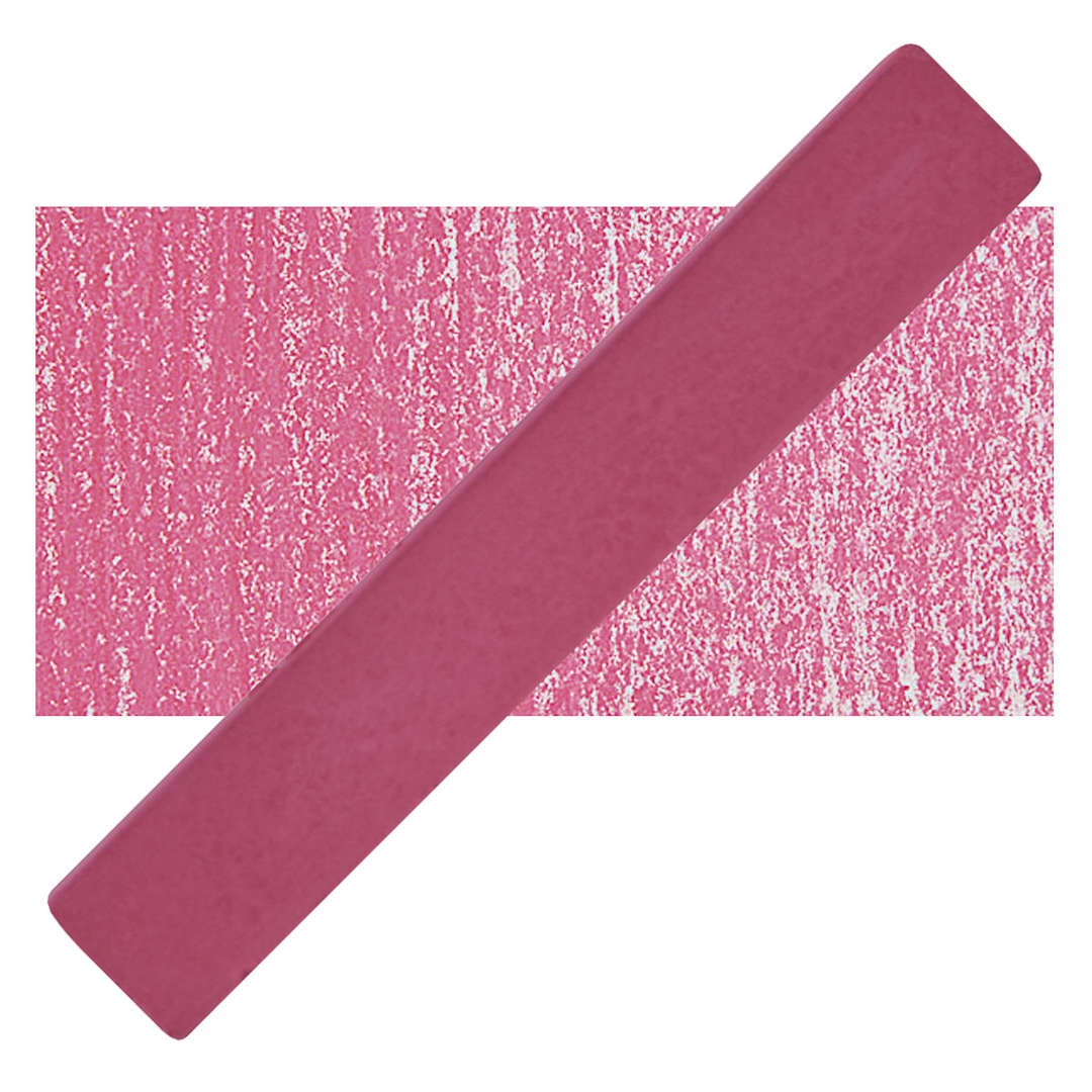 Open in modal - Holbein Artists' Soft Pastel - Permanent Red 3 pastel and swatch