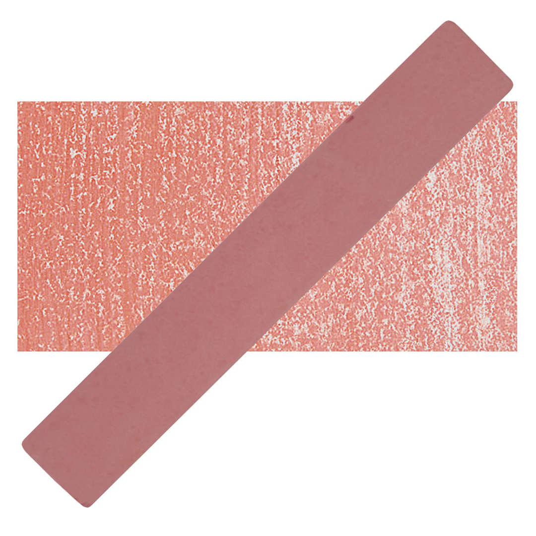 Open in modal - Holbein Artists' Soft Pastel - Scarlet 3 pastel and swatch
