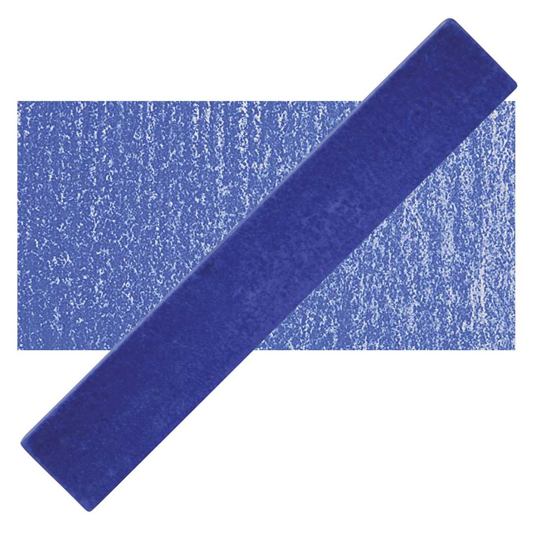 Open in modal - Holbein Artists' Soft Pastel - Ultramarine Blue pastel and swatch
