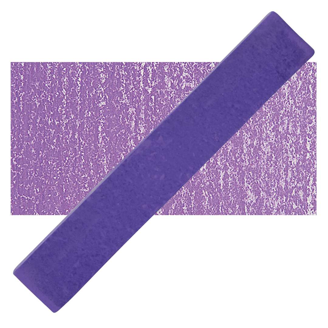 Open in modal - Holbein Artists' Soft Pastel - Violet 2 pastel and swatch
