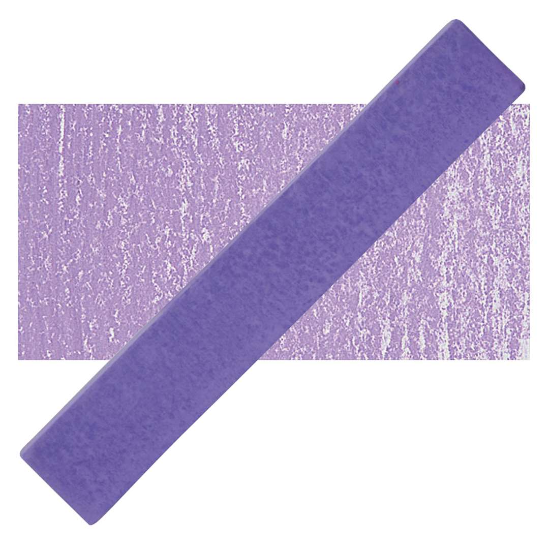 Open in modal - Holbein Artists' Soft Pastel - Violet 3 pastel and swatch