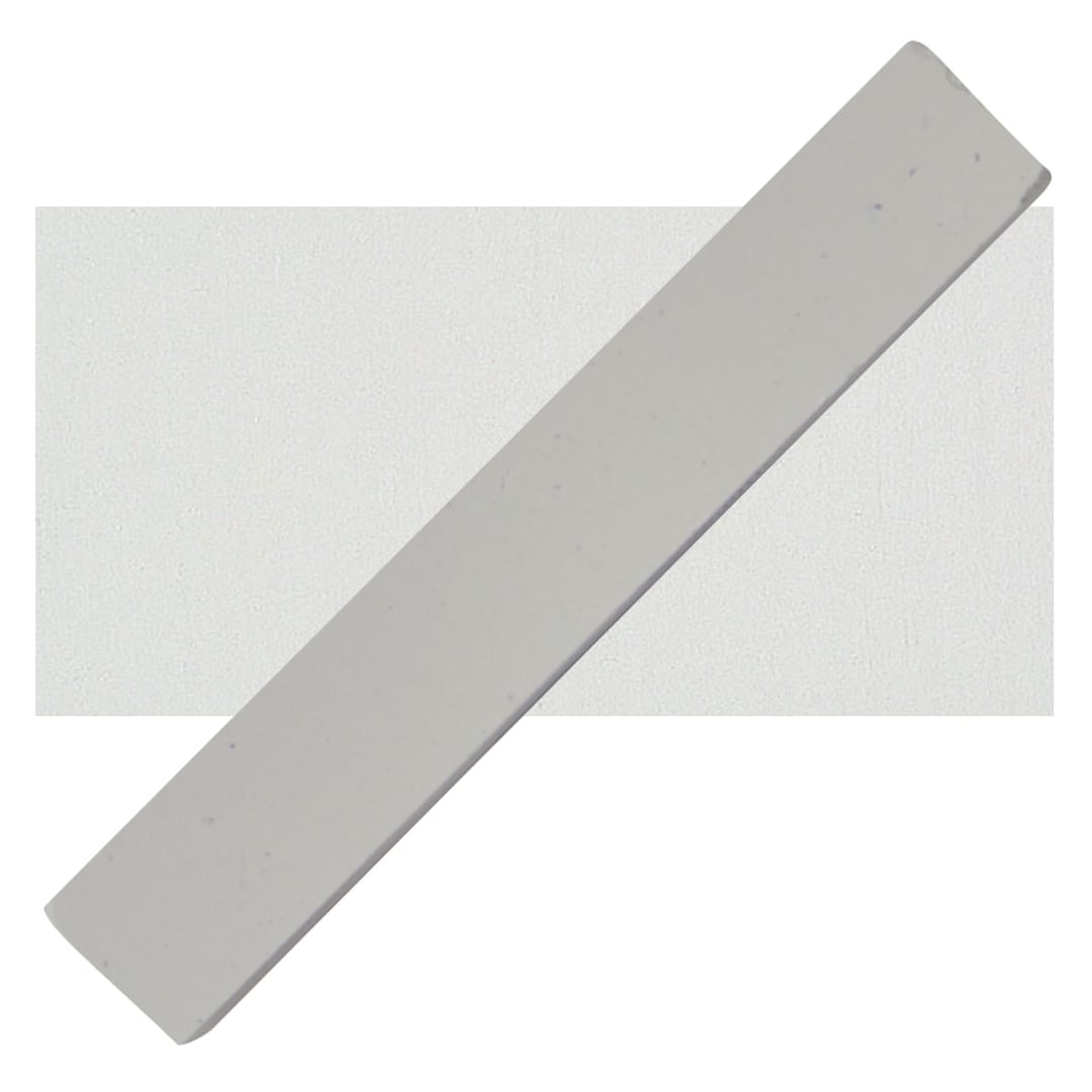 Open in modal - Holbein Artists' Soft Pastel - White pastel and swatch