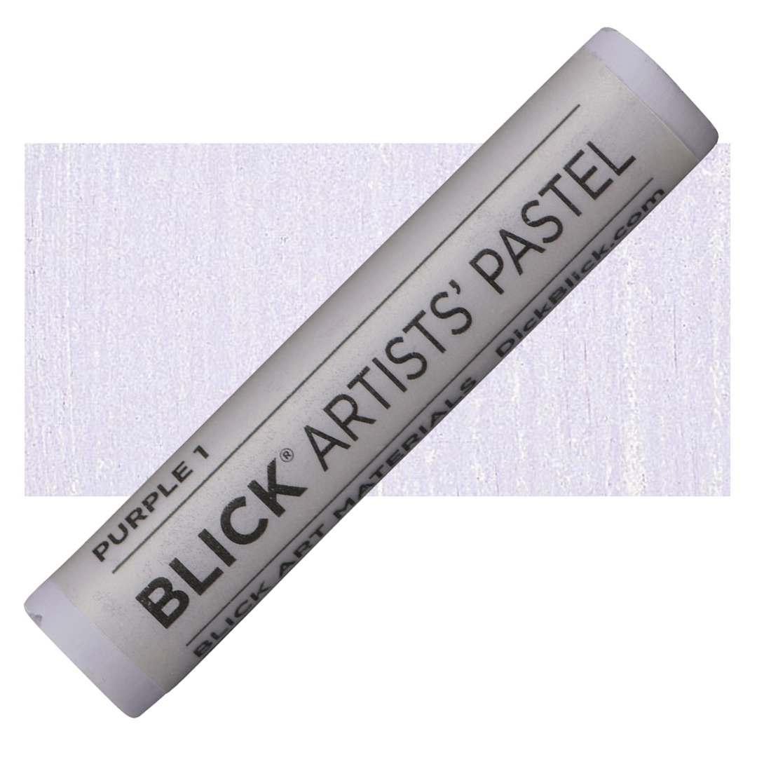 Open in modal - Blick Artists' Soft Pastel - Purple 1 pastel and swatch