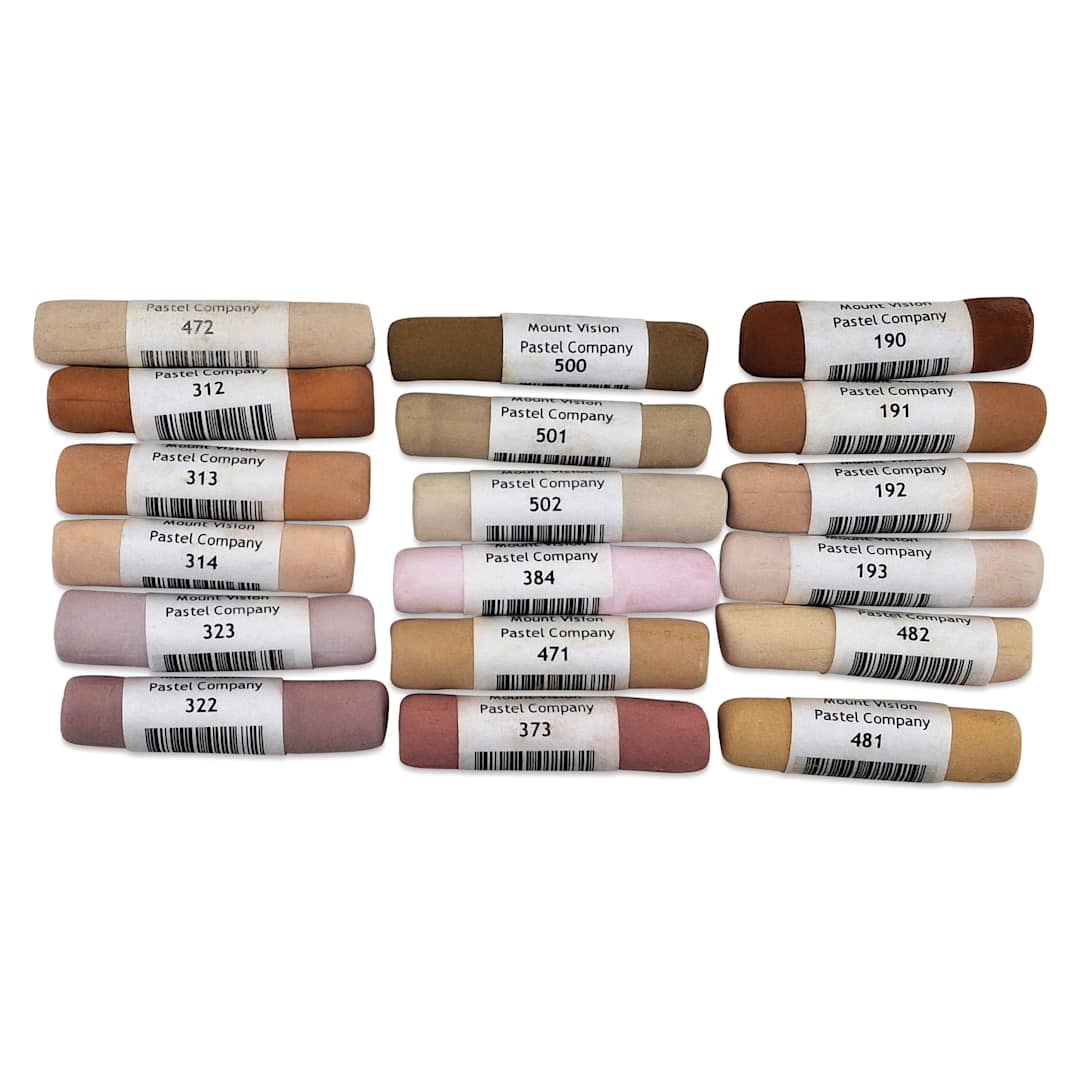 Open in modal - Mount Vision Soft Pastel Set - Light Portrait, Set of 18