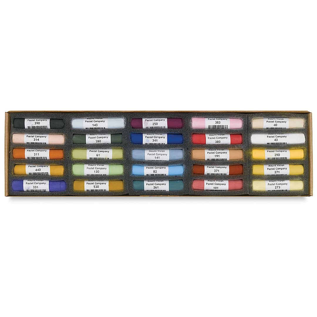 Open in modal - Mount Vision Artists' Soft Pastel - Basic Colors, Set of 25
