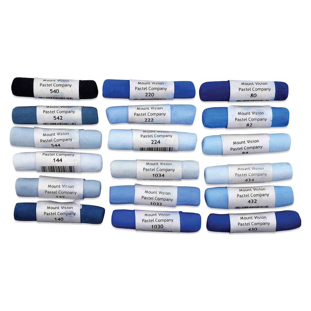 Open in modal - Mount Vision Soft Pastel Set - Warm Blue, Set of 18