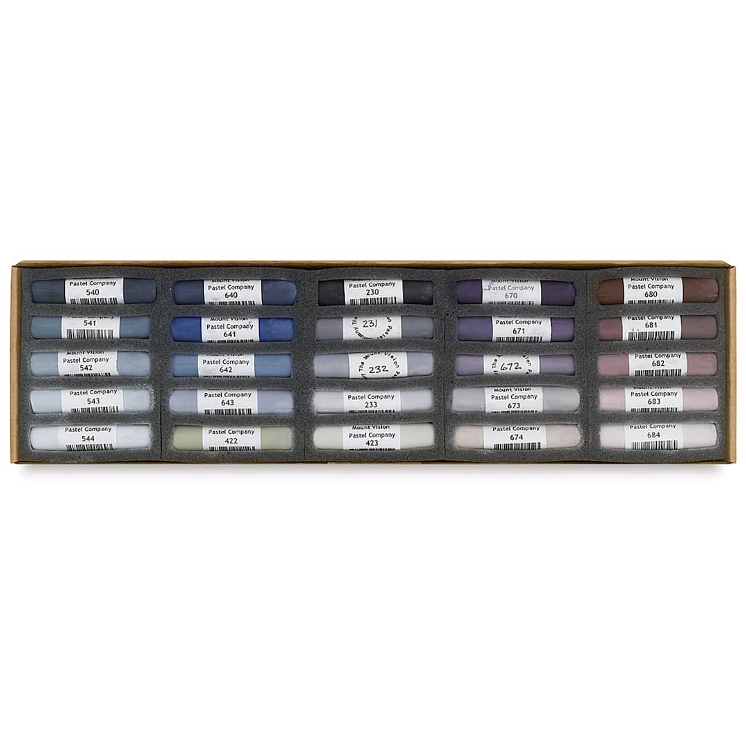 Open in modal - Mount Vision Soft Pastel Set - Thunderstorm Gray, Set of 25