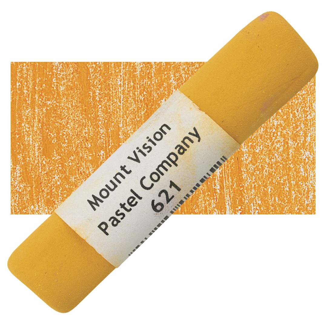 Open in modal - Mount Vision Handmade Pastel - Autumn Gold 621 pastel and swatch