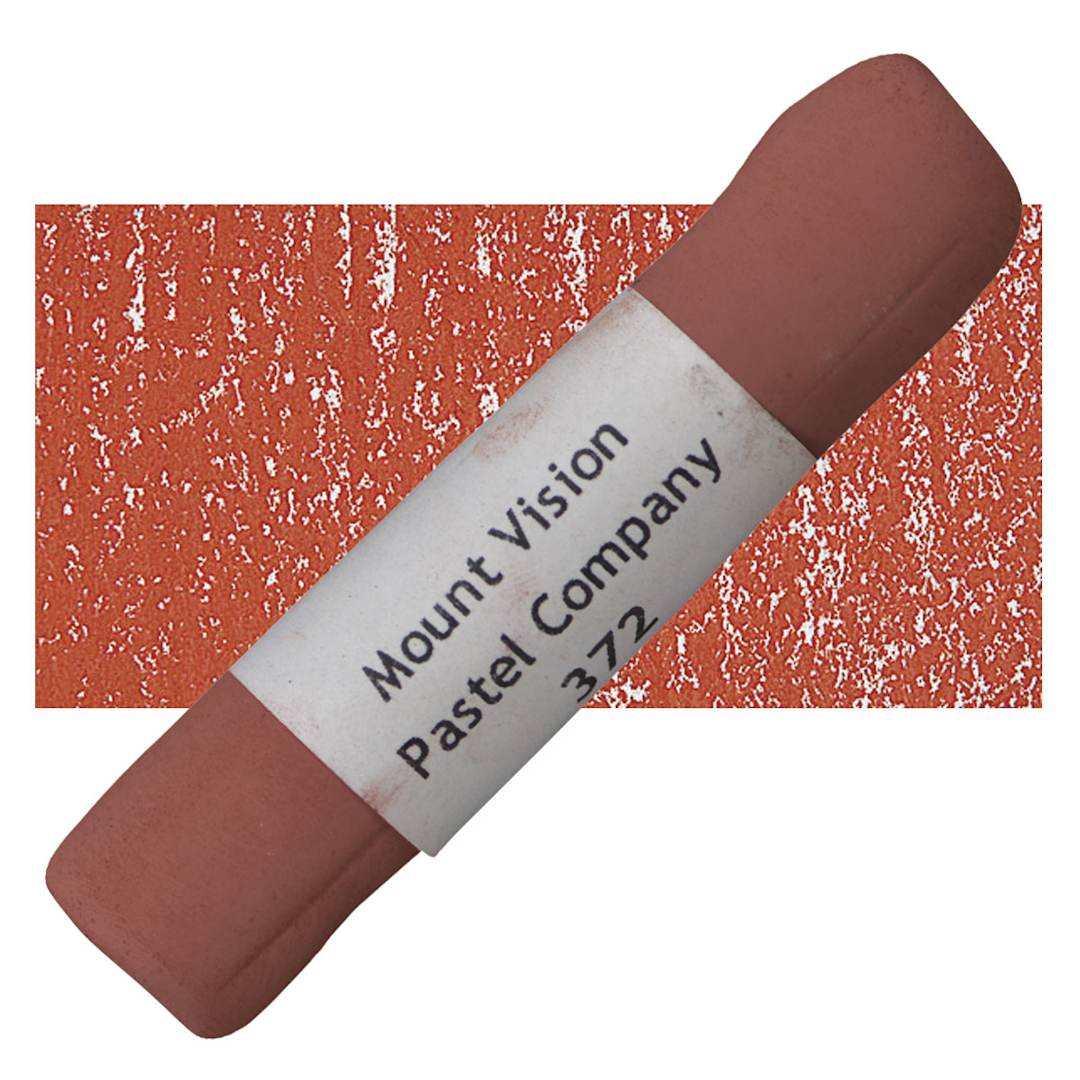 Open in modal - Mount Vision Handmade Pastel - Brick Red 372 pastel and swatch