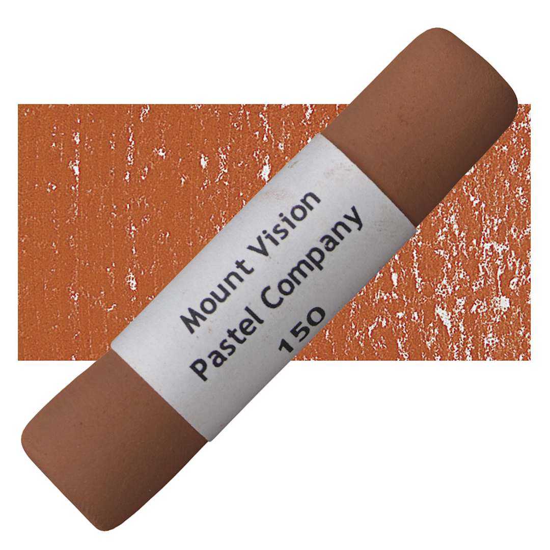 Open in modal - Mount Vision Handmade Pastel - Burnt Sienna 150 pastel and swatch