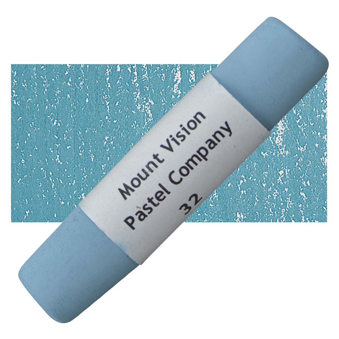 Open in modal - Mount Vision Handmade Pastel - Cool Turquoise 32 pastel and swatch