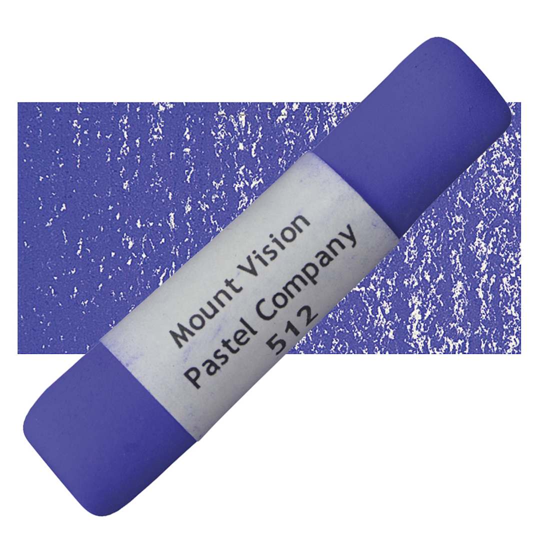 Open in modal - Mount Vision Handmade Pastel - Dark Blue (Purple) 512 pastel and swatch
