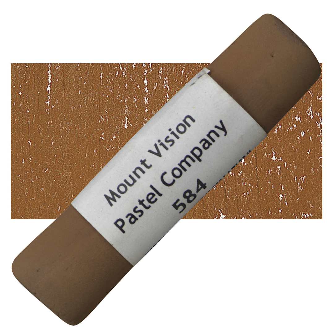 Open in modal - Mount Vision Handmade Pastel - Dark Brown 584 pastel and swatch