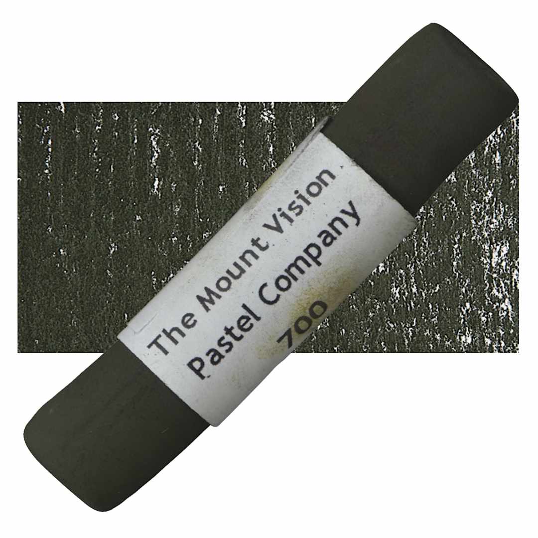 Open in modal - Mount Vision Handmade Pastel - Dark Earth Green 700 pastel and swatch