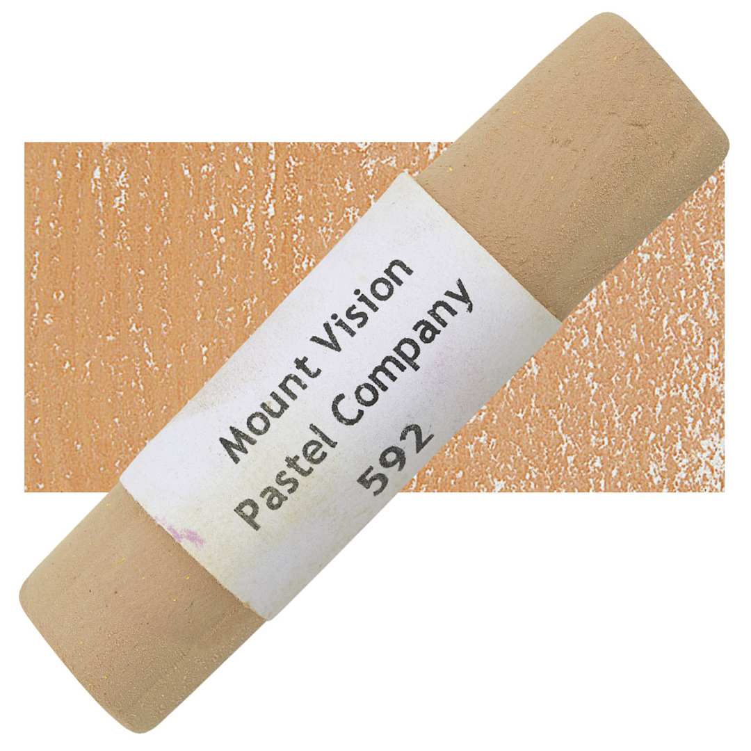 Open in modal - Mount Vision Handmade Pastel - Earth Rose 592 pastel and swatch