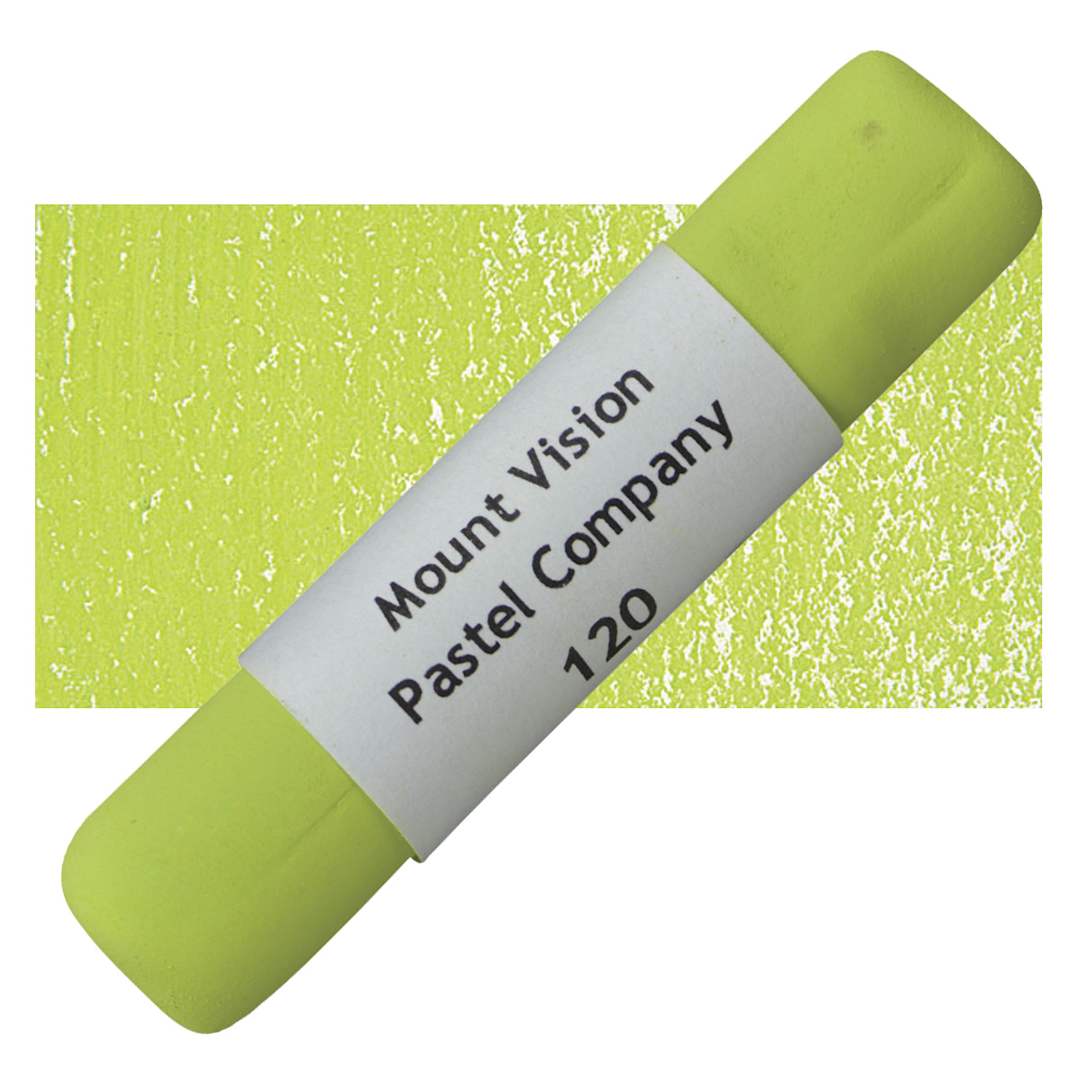 Open in modal - Mount Vision Handmade Pastel - Light Yellow Green 120 pastel and swatch