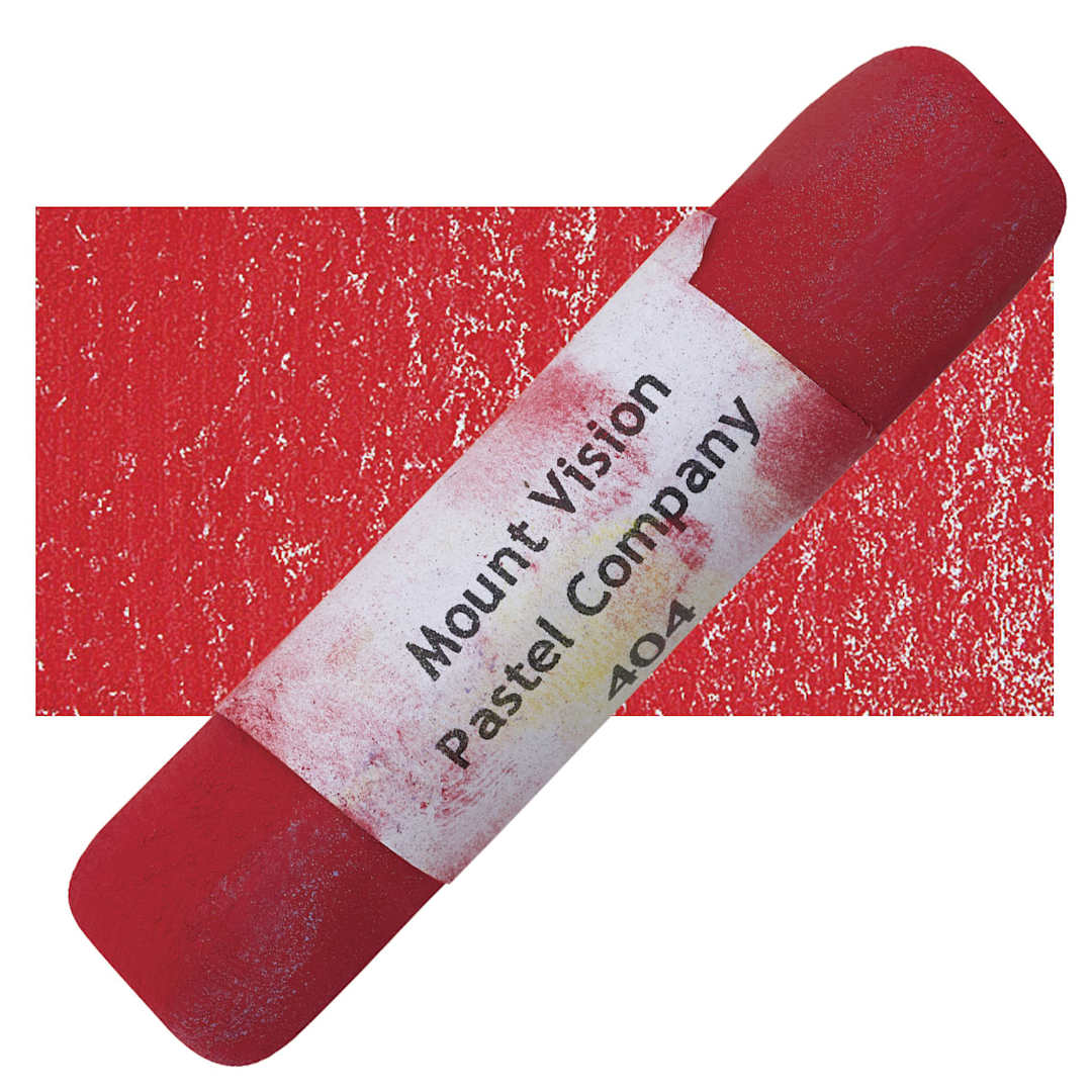 Open in modal - Mount Vision Handmade Pastel - Reddish Orange 404 pastel and swatch