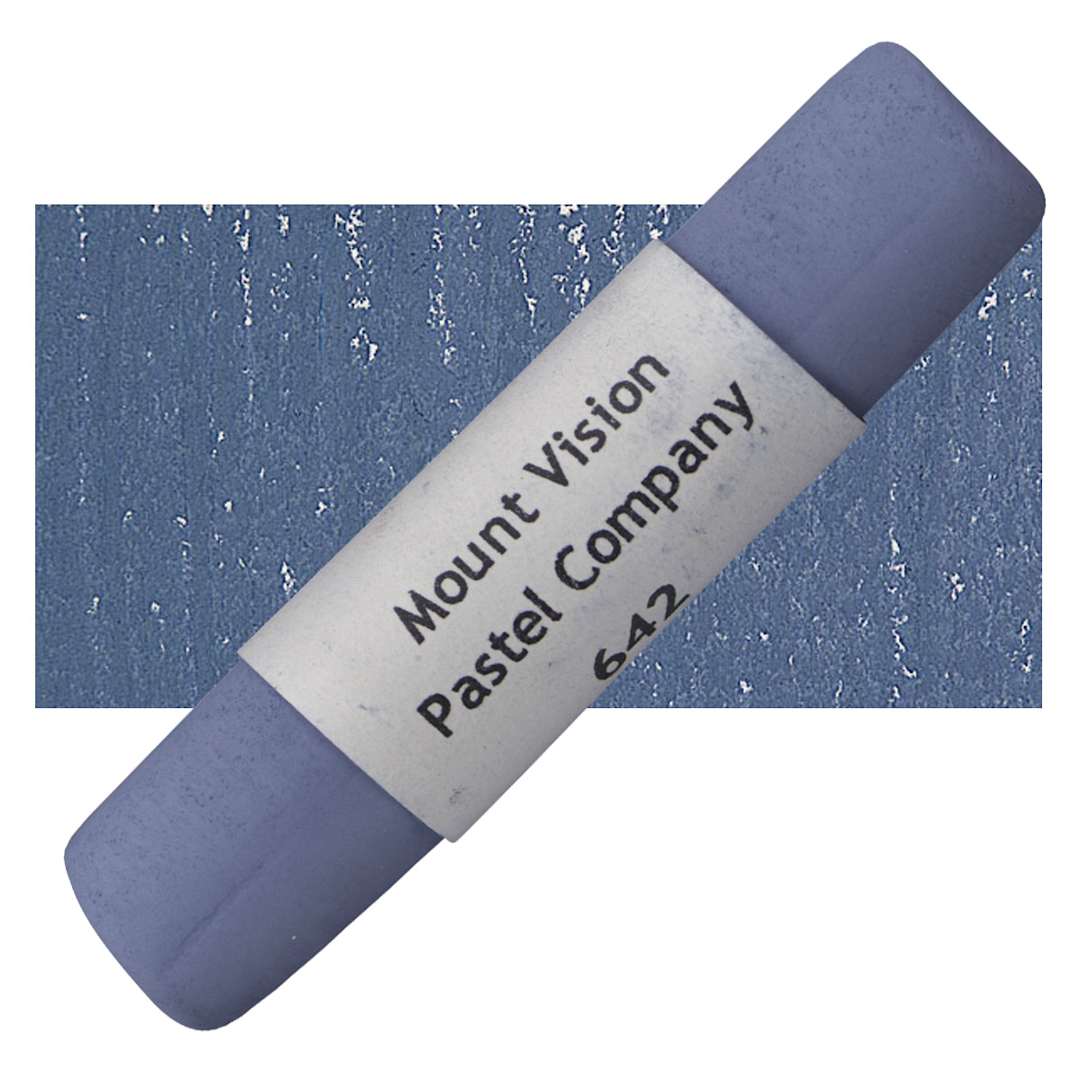 Open in modal - Mount Vision Handmade Pastel - Thunderstorm Blue 642 pastel and swatch