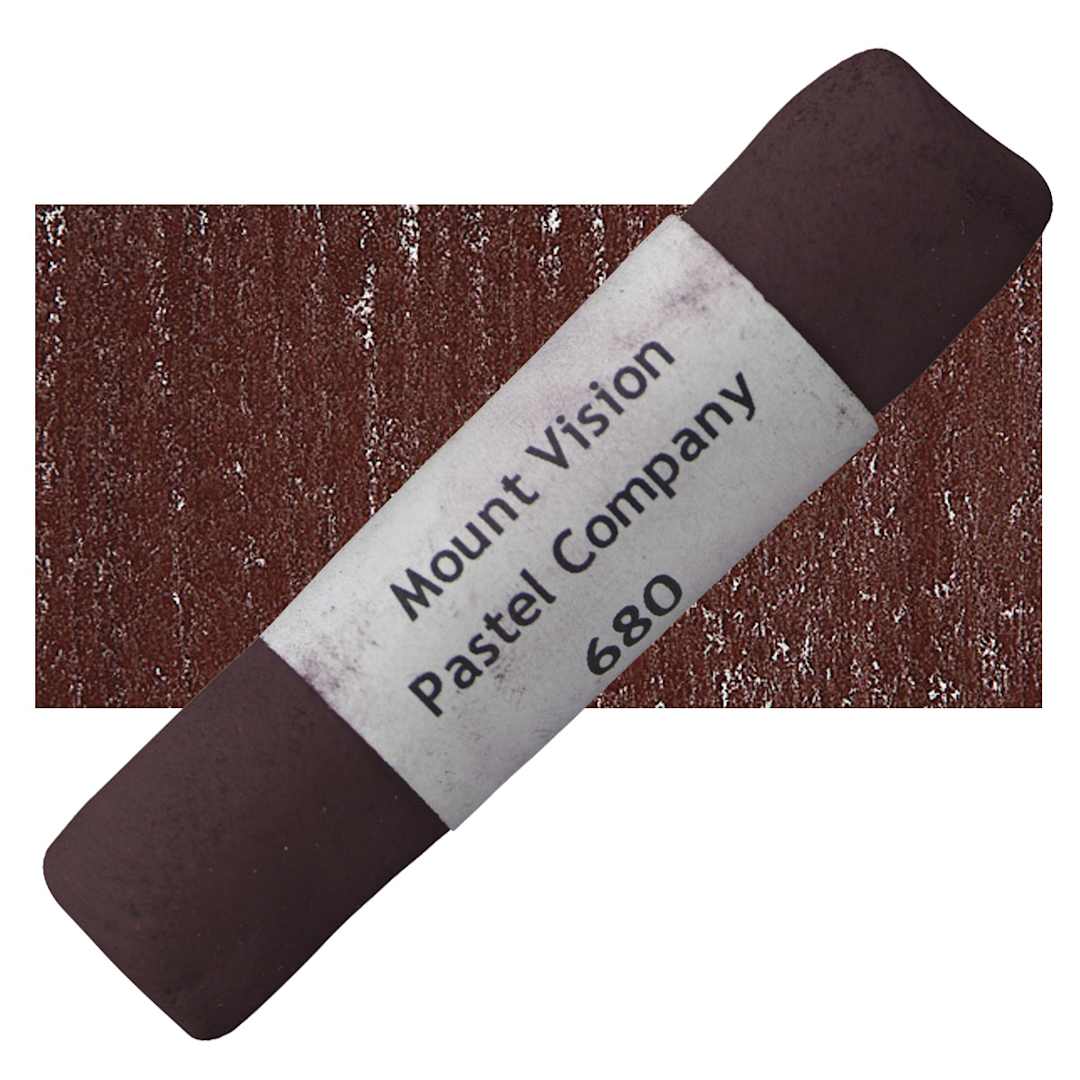 Open in modal - Mount Vision Handmade Pastel - Thunderstorm Red 680 pastel and swatch