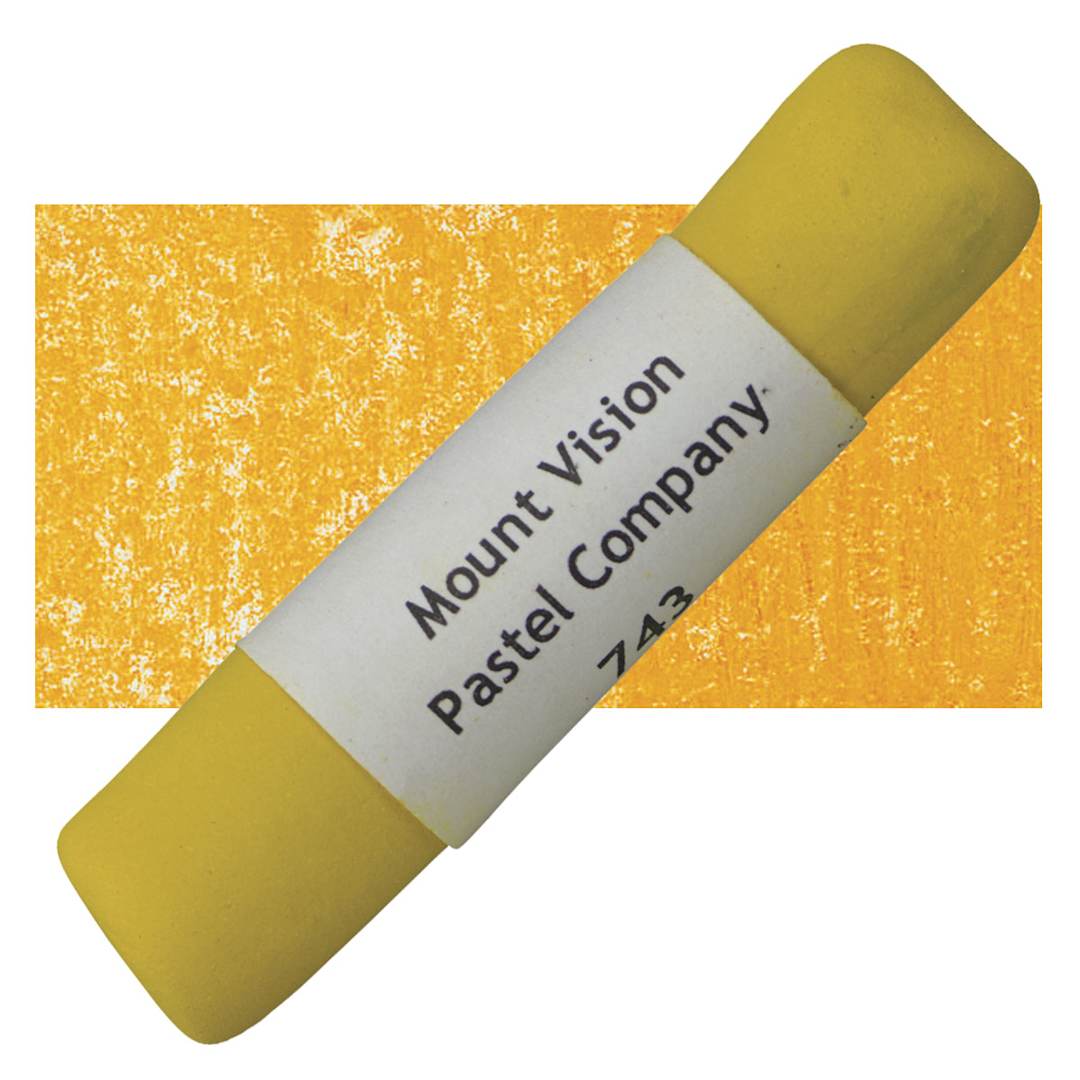 Open in modal - Mount Vision Handmade Pastel - Tropical Red Yellow 743 pastel and swatch