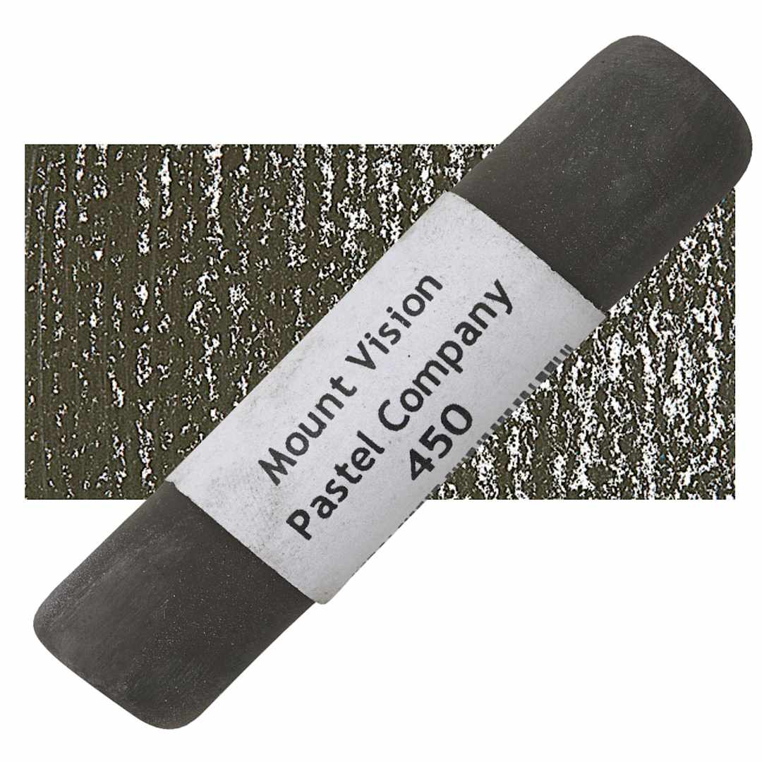 Open in modal - Mount Vision Handmade Pastel - Warm Gray 450 pastel and swatch