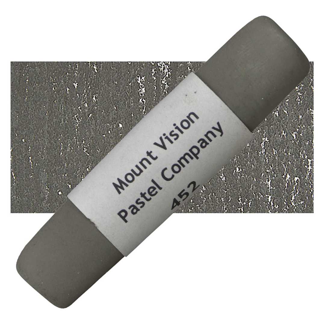 Open in modal - Mount Vision Handmade Pastel - Warm Gray 452 pastel and swatch