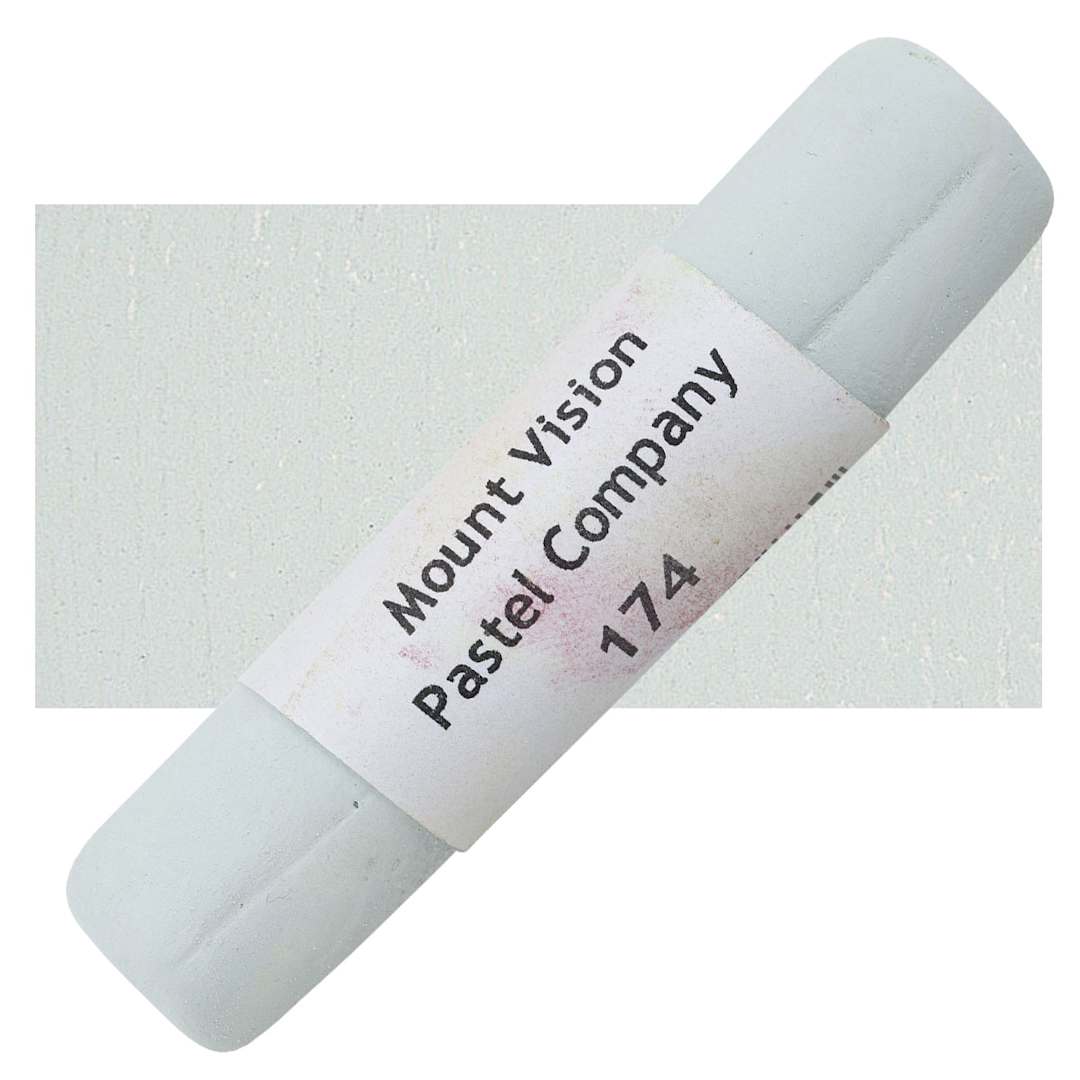 Open in modal - Mount Vision Handmade Pastel - Warm Greenish Gray 174 pastel and swatch