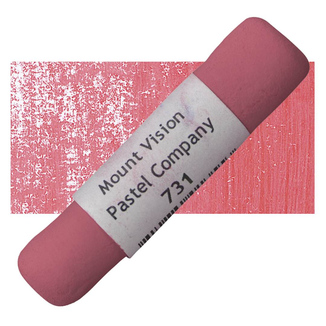 Open in modal - Mount Vision Handmade Pastel - Warm Red 731 pastel and swatch