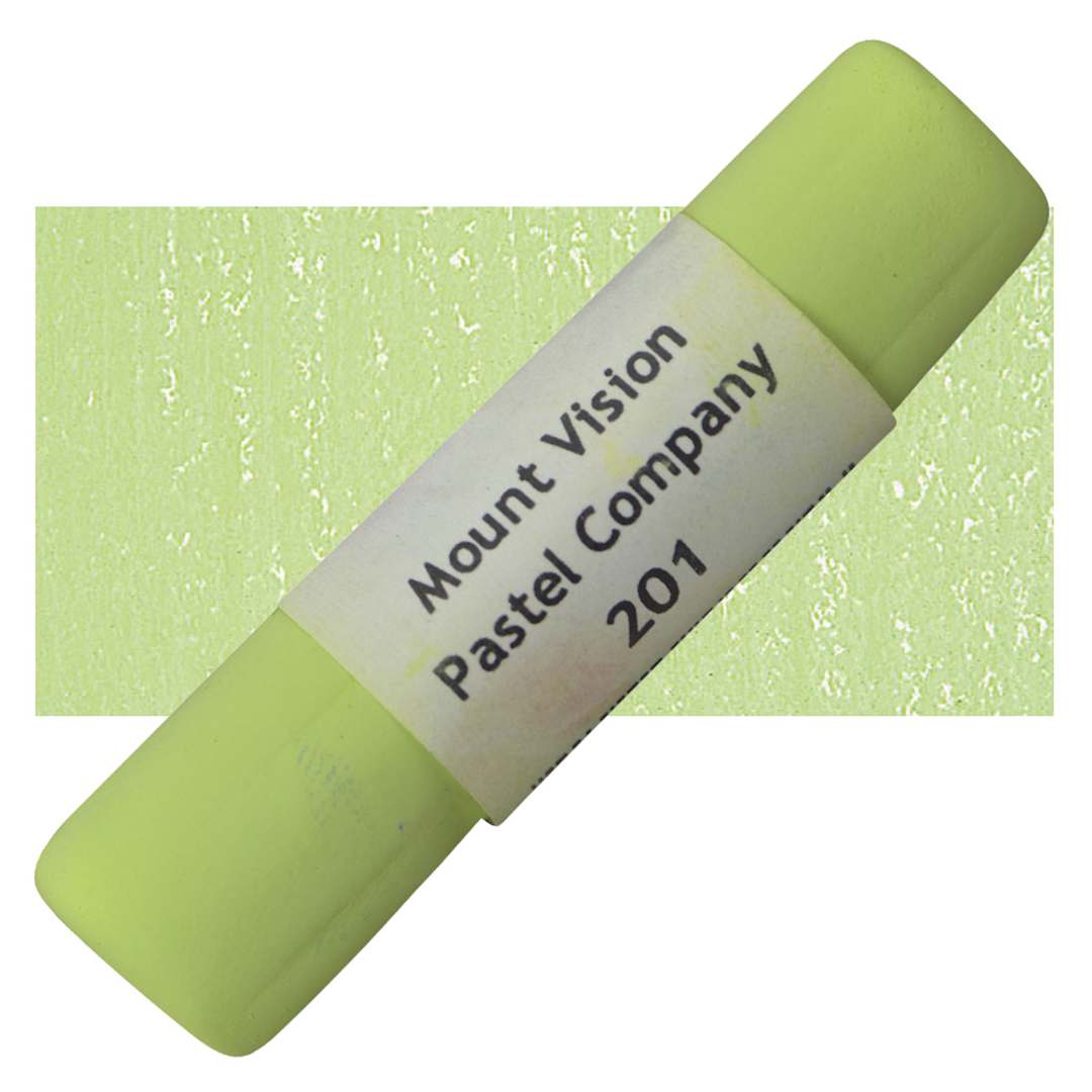 Open in modal - Mount Vision Handmade Pastel - Yellow Green 201 pastel and swatch