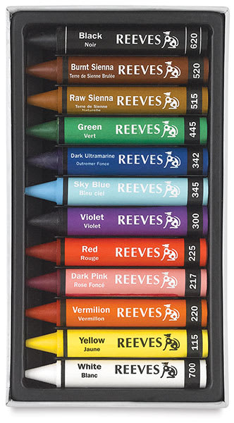 Open in modal - Watersoluble Wax Pastels, Set of 12