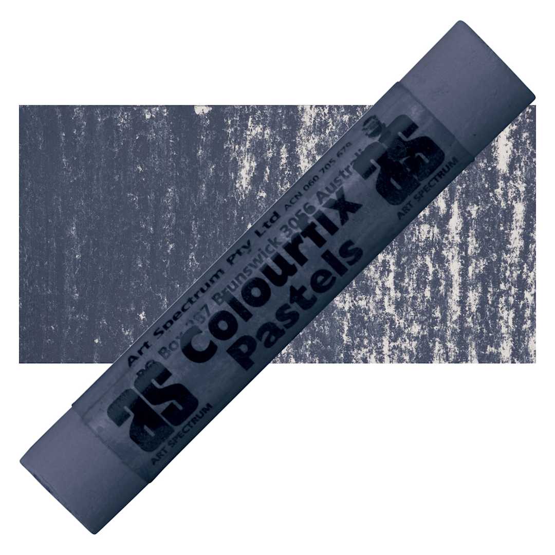 Open in modal - Art Spectrum Colourfix Soft Pastel - Storm Blue pastel and swatch