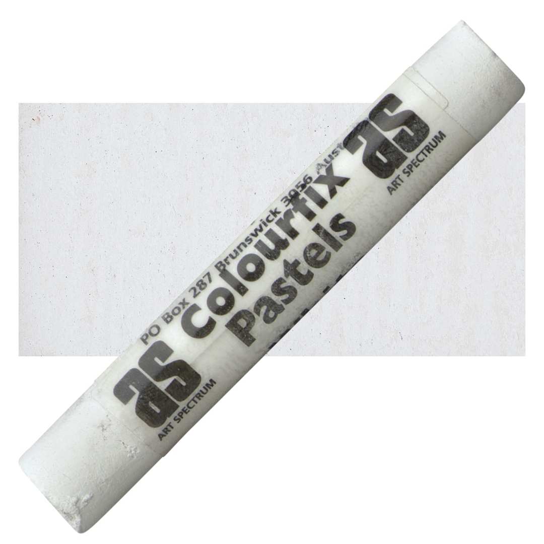 Open in modal - Art Spectrum Colourfix Soft Pastel - White pastel and swatch