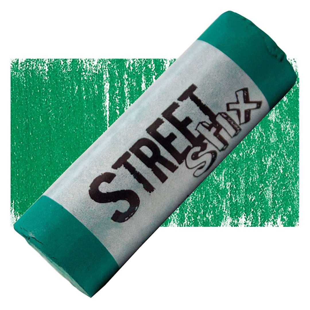 Open in modal - Richeson Street Stix Pavement Pastel - Green 12 pastel and swatch