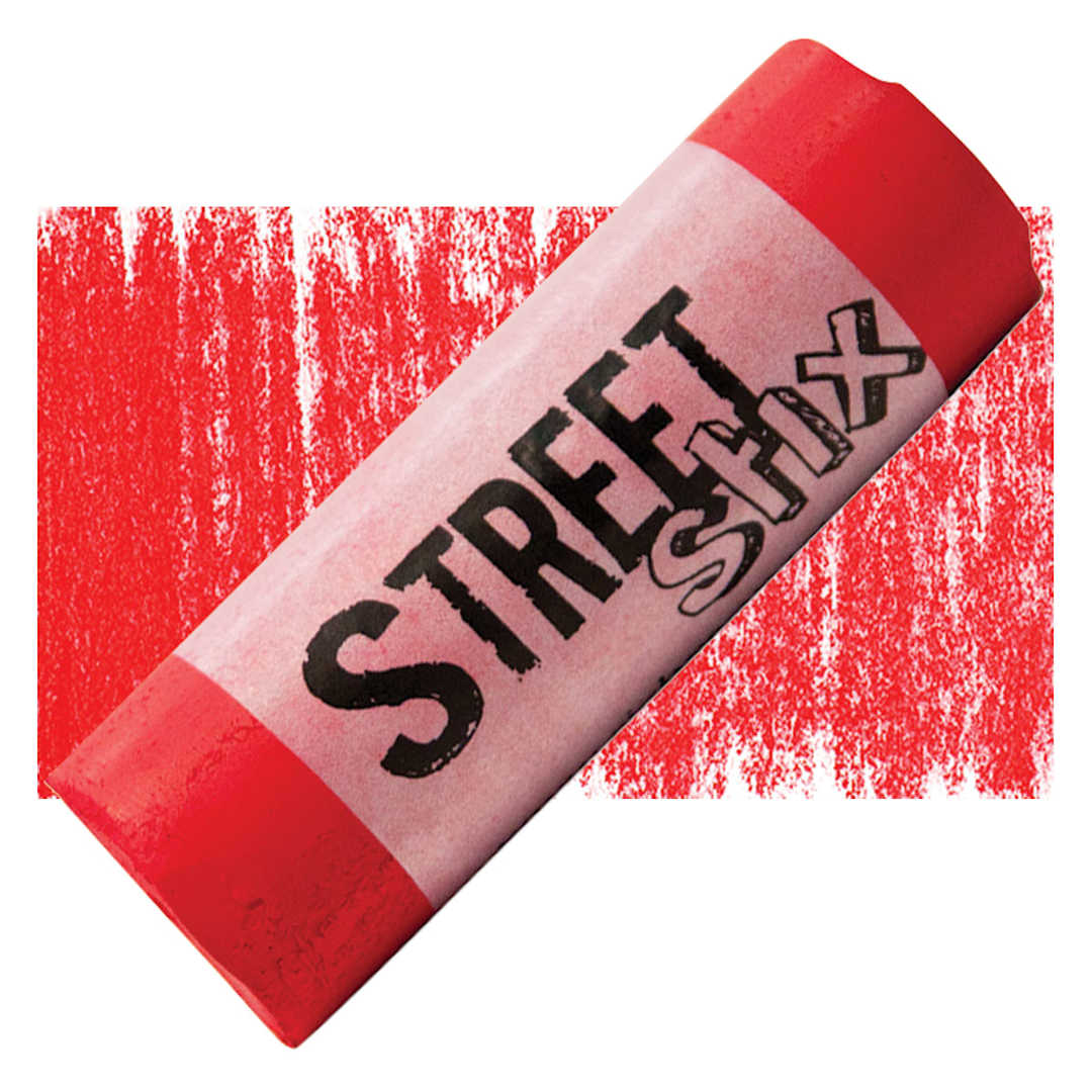 Open in modal - Richeson Street Stix Pavement Pastel - Red 131 pastel and swatch