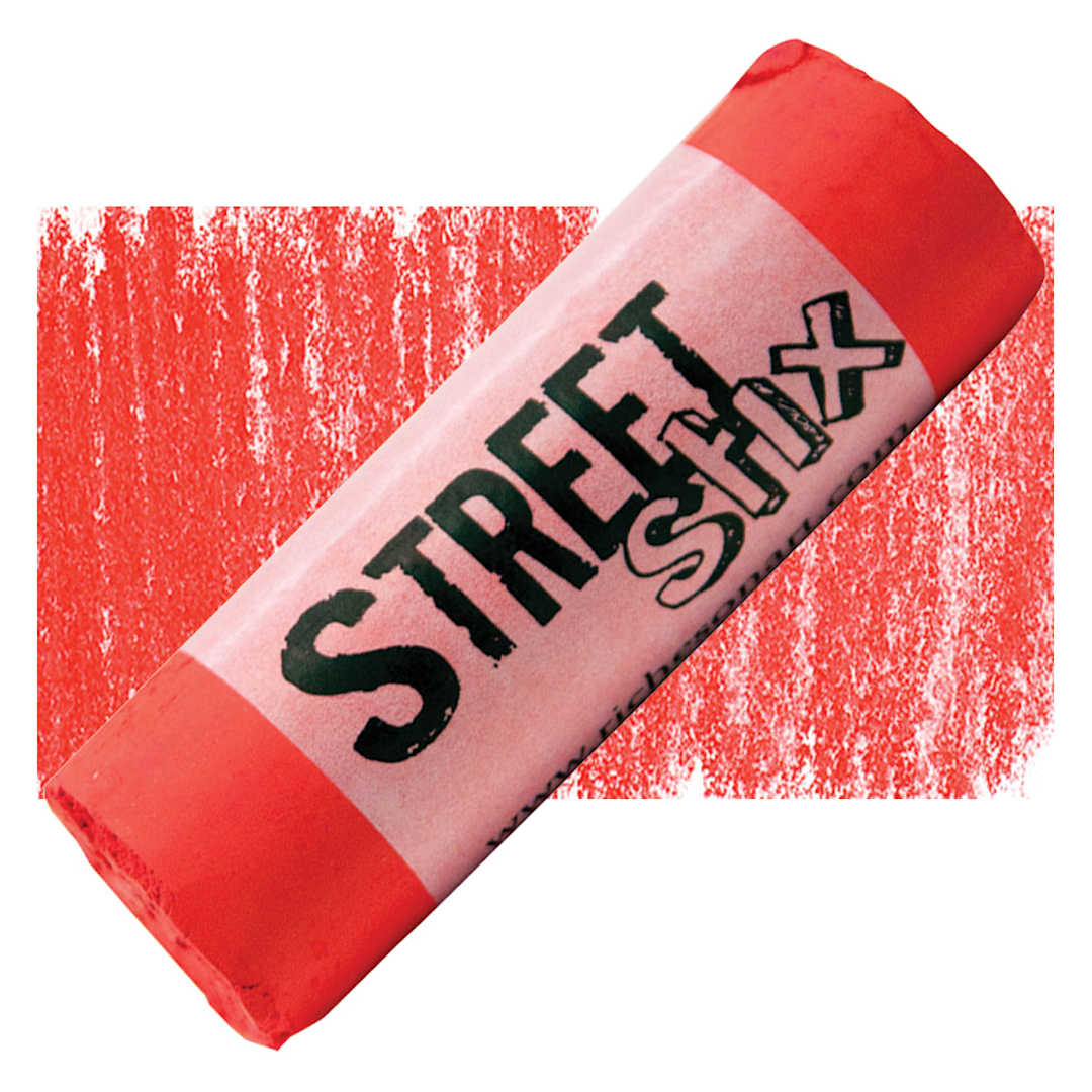 Open in modal - Richeson Street Stix Pavement Pastel - Red 135 pastel and swatch