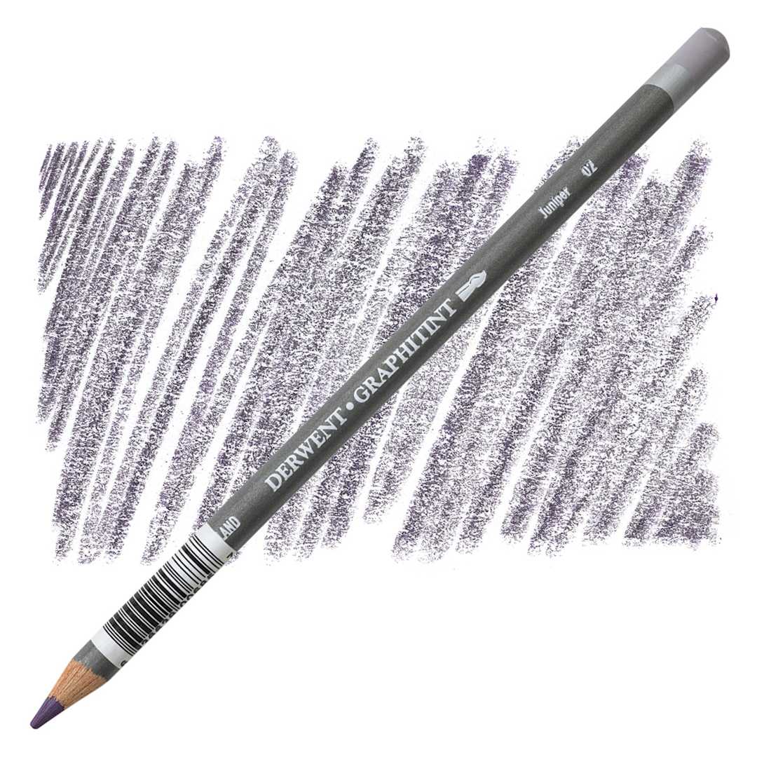 Open in modal - Derwent Graphitint Pencil - Juniper pencil and swatch
