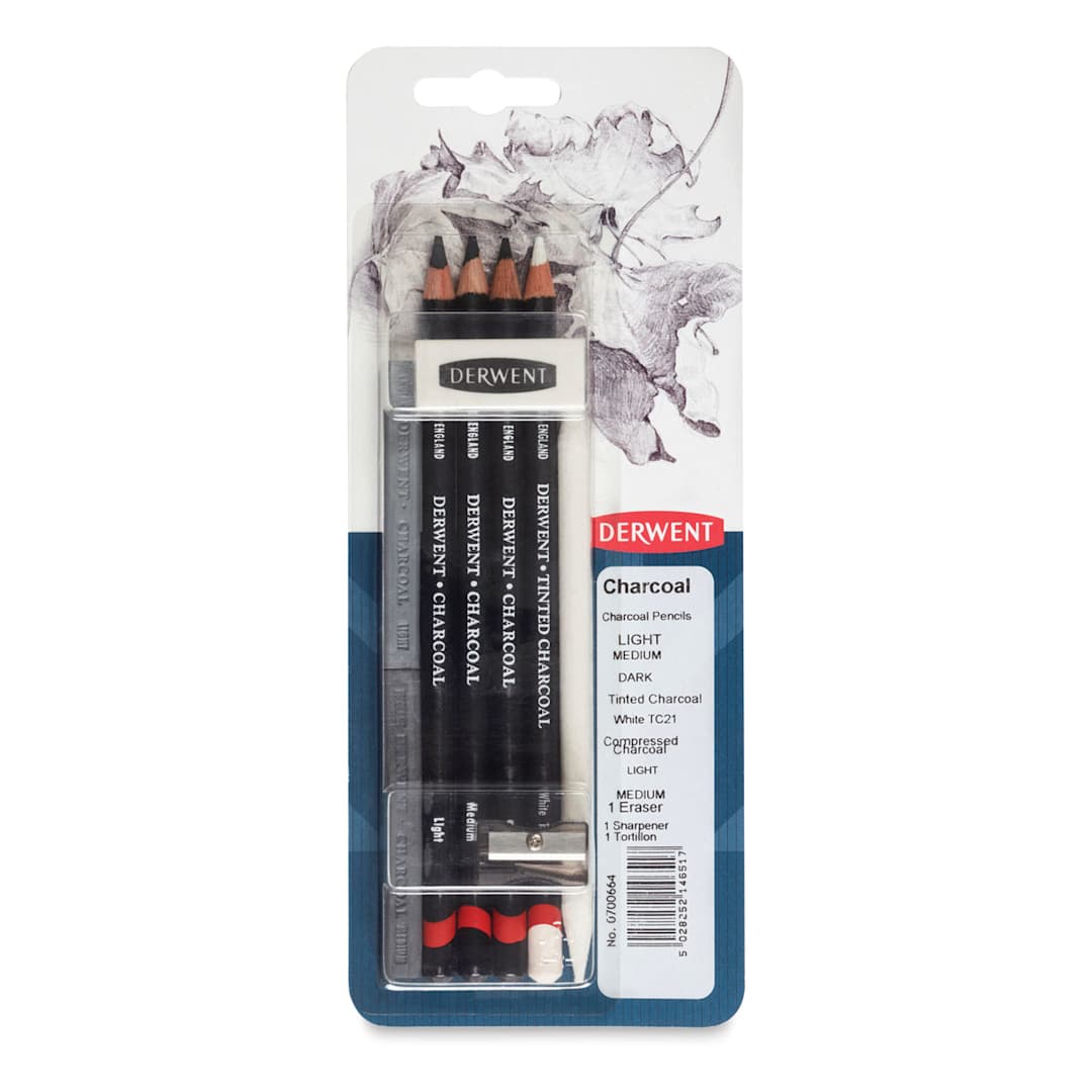 Open in modal - Derwent Fine Art Pencil Pack - Charcoal