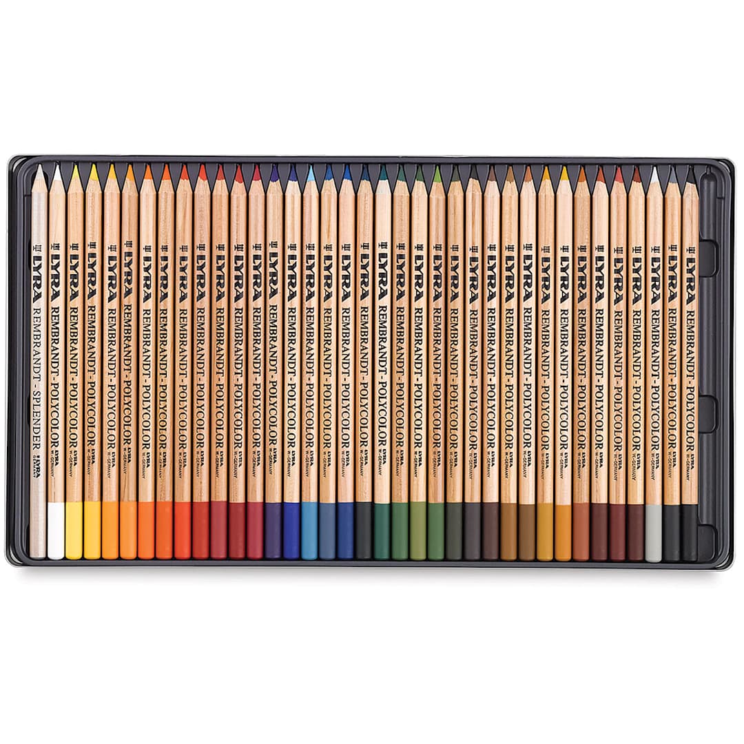 Open in modal - Oil-Based Colored Pencils, Set of 36, Open package view