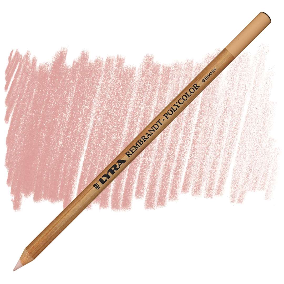 Open in modal - Lyra Rembrandt Polycolor Premium Oil-Based Colored Pencil - Flesh Tint Light pencil and swatch